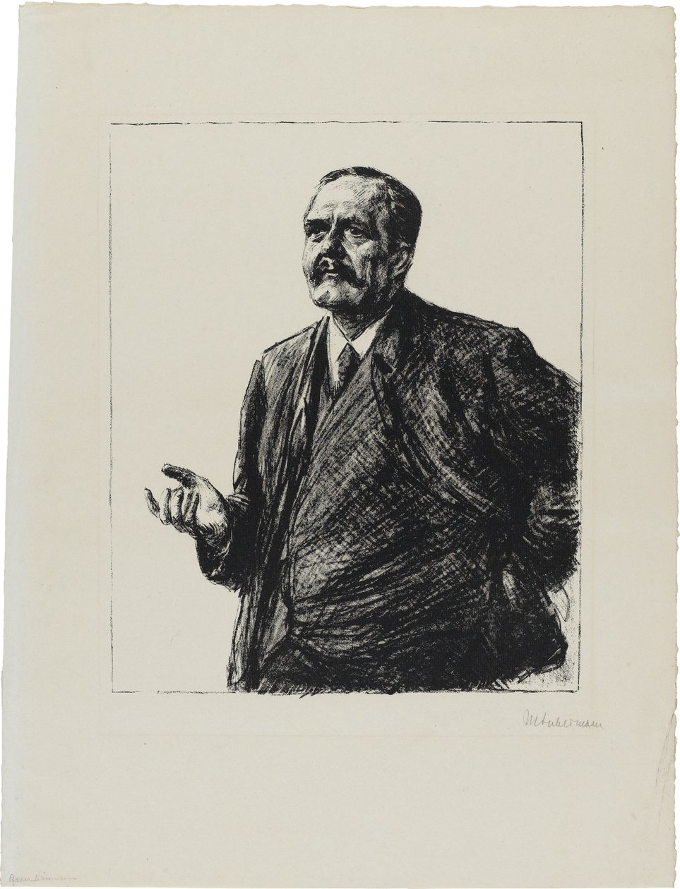 フリードリヒ・ナウマン（1860-1919） 作： マックス・リーバーマン