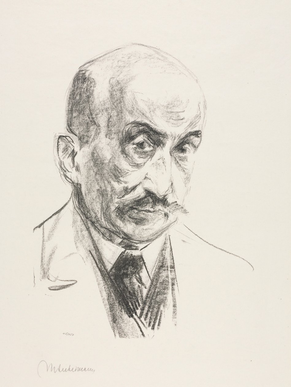 自画像、1921年。 作： マックス・リーバーマン