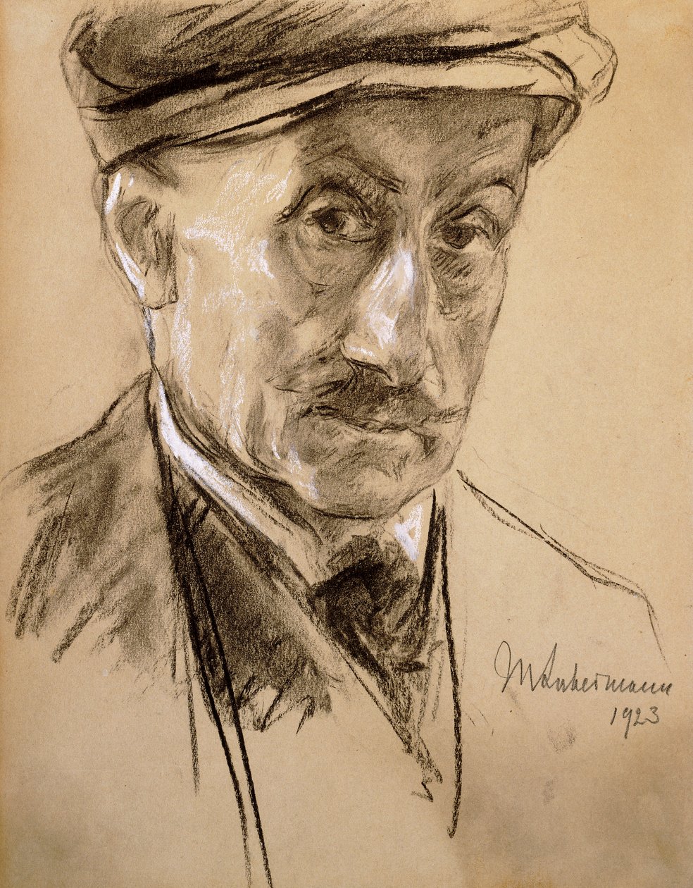 自画像、1923 作： マックス・リーバーマン