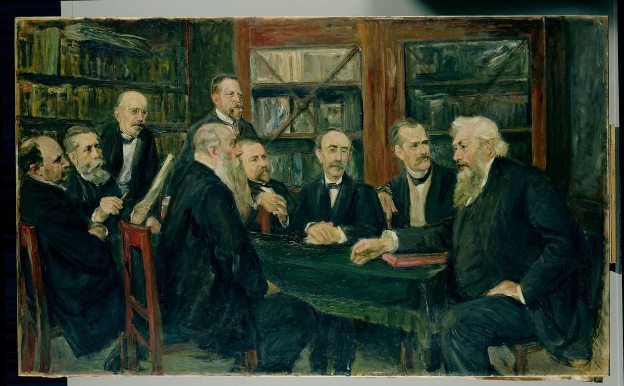 ハンブルク教授会議、1906年（144760も参照） 作： マックス・リーバーマン