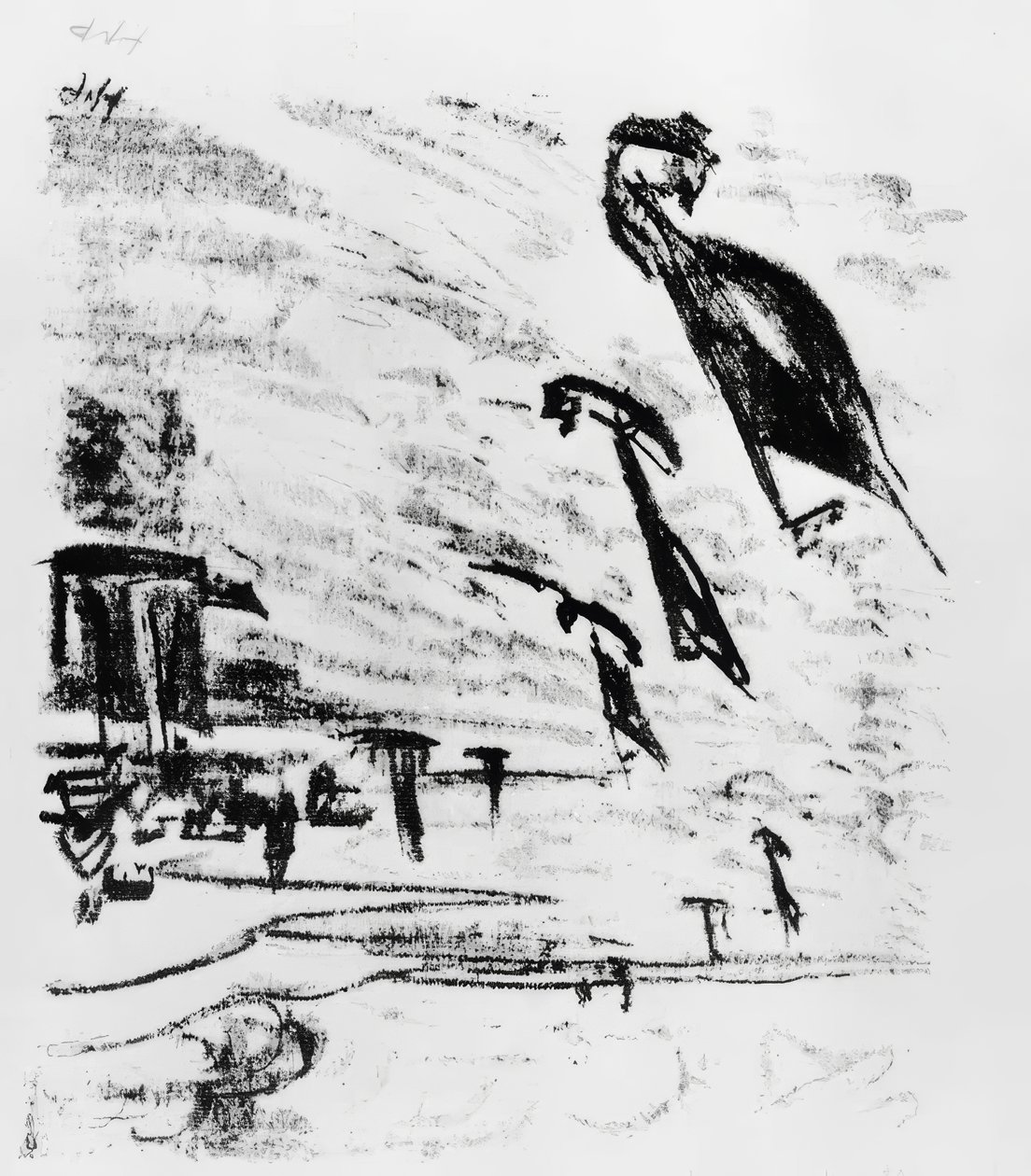 湾のボート 作： 