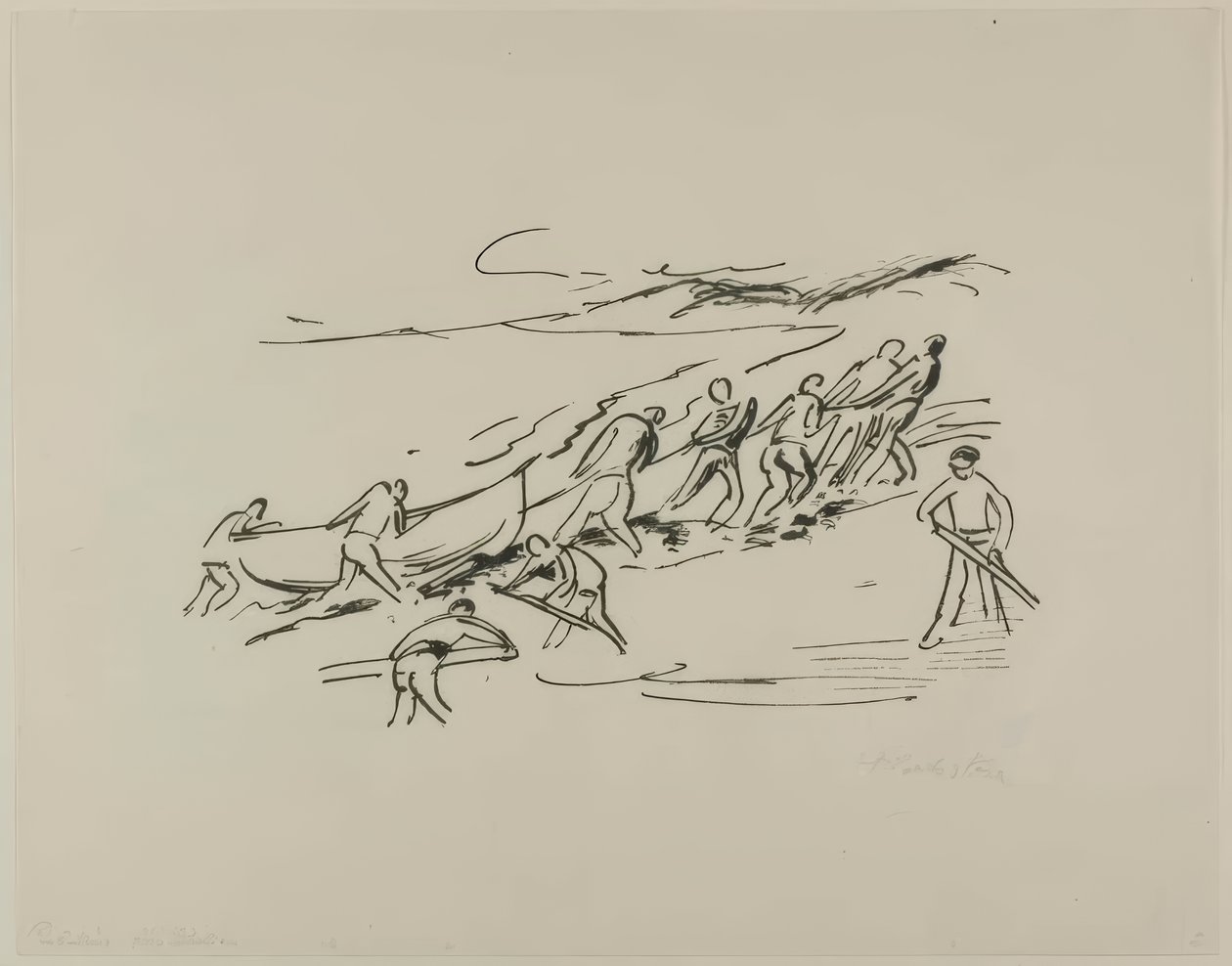 下船、旅行写真より：イタリア～南洋 作： 