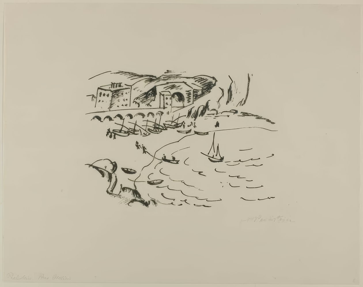 モンテ・ロッソ湾、トラベル・ピクチャーズより：イタリア～南の海 作： 