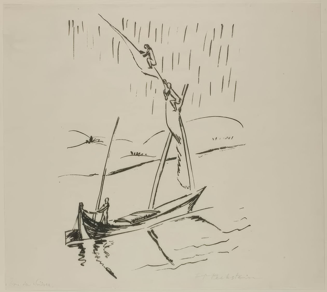 スエズ運河、旅行写真より：イタリア～南洋諸島 作： 