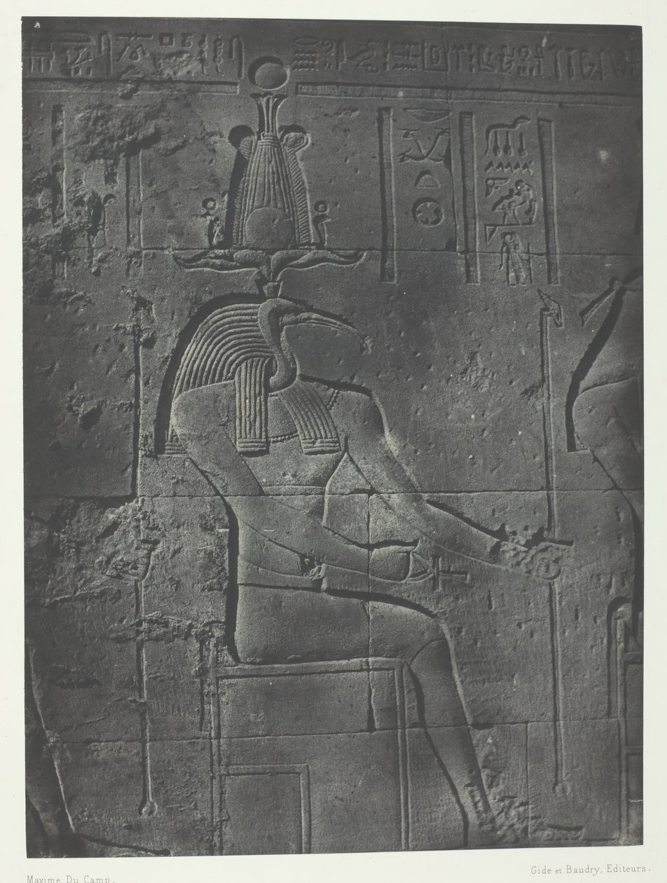 ヌビアのトゥス・イビオセファレ、フィロエのイシス大神殿、184951年、1852年印刷。 作： マキシムデュキャンプ