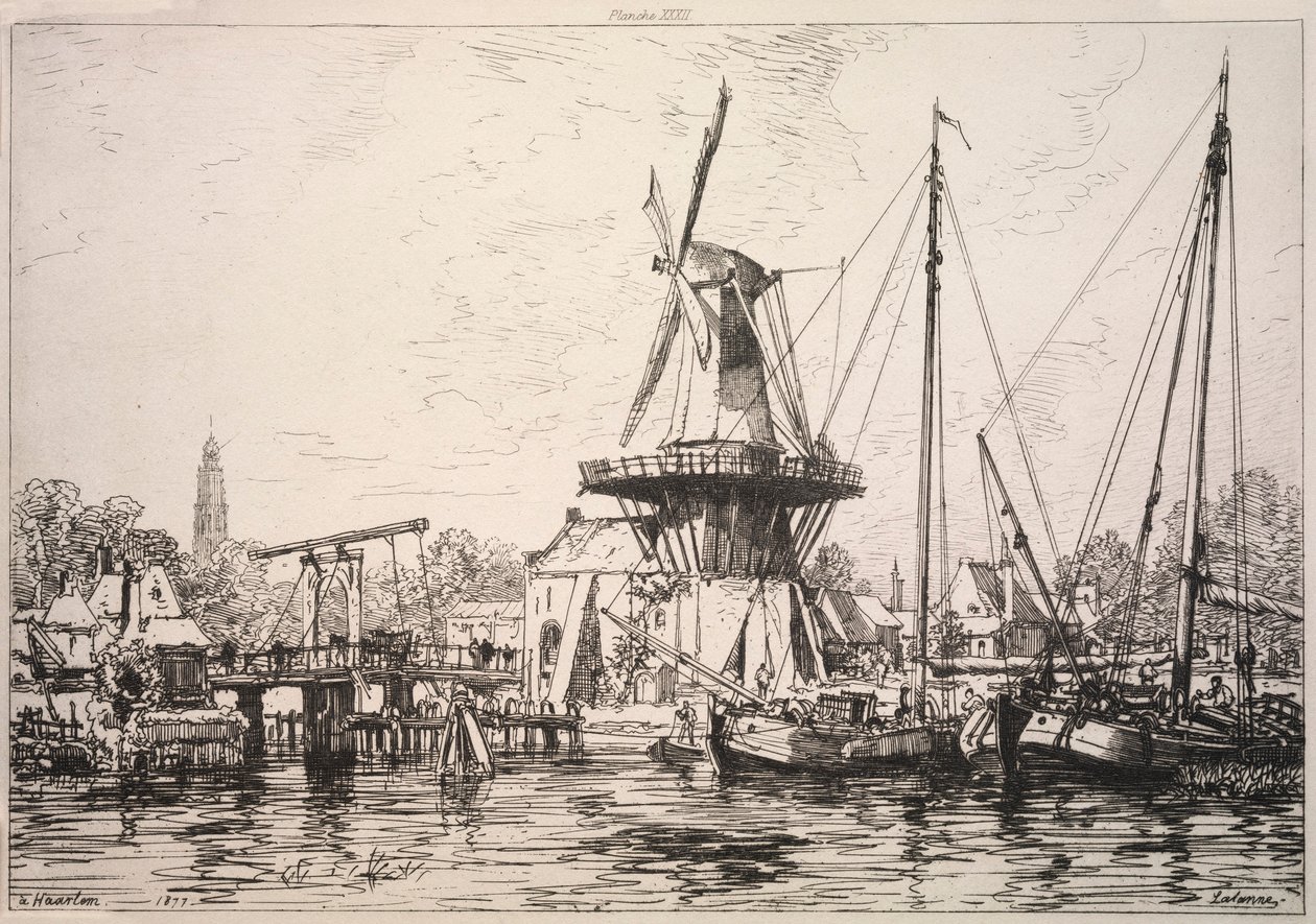 ハーレムホランド、1877年。 作： マキシム・ラランヌ