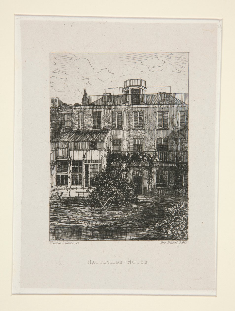 Hauteville-House、pl。 スイートから 2 ヴィクトル・ユーゴー (Victor Hugo) で。 作： マキシム・ラランヌ