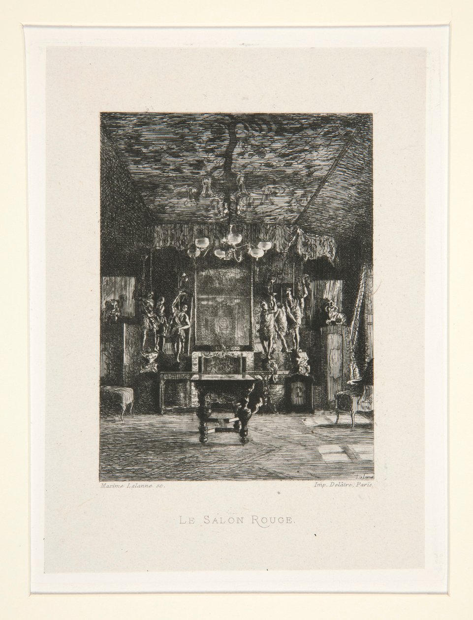 Le salon rouge (赤い部屋), pl. スイート シェ ヴィクトル ユーゴー (Victor Hugo) から 5 作： マキシム・ラランヌ