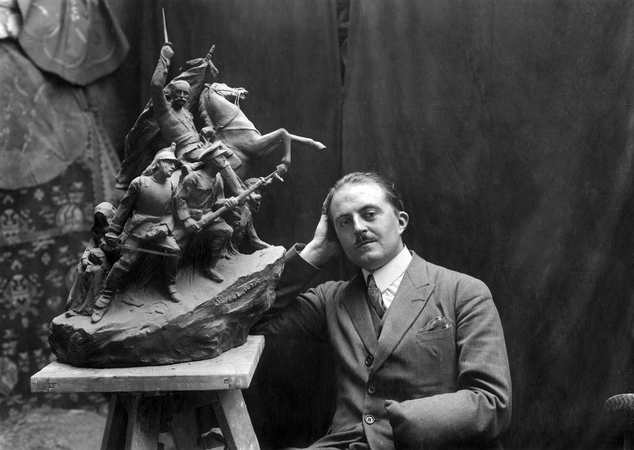 マキシム・レアル・デル・サルテ（1888-1954）、ビアリッツでエドワード7世の彫刻を制作した戦争で障害を負った彫刻家 作： マキシム レアル デル サルテ