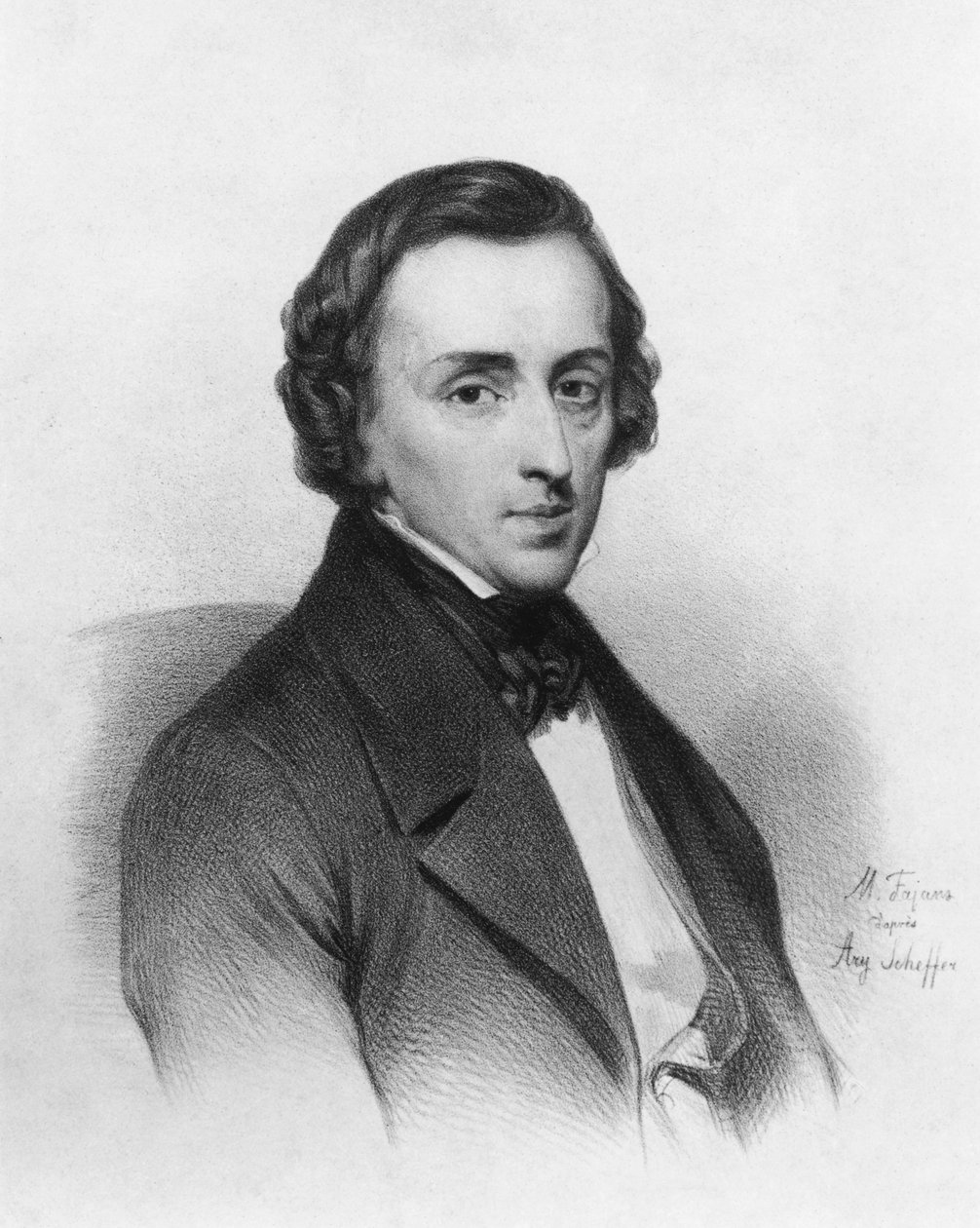 フレデリック・ショパン、アリー・シェファー（1795-1858） 作： マクシミリアン・ファジャン