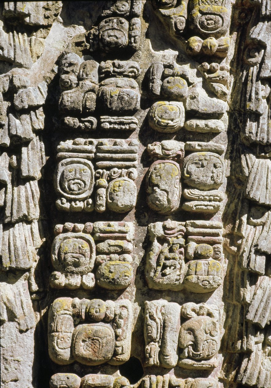 紀元731年、セレモニア広場のStele A 作： マヤ