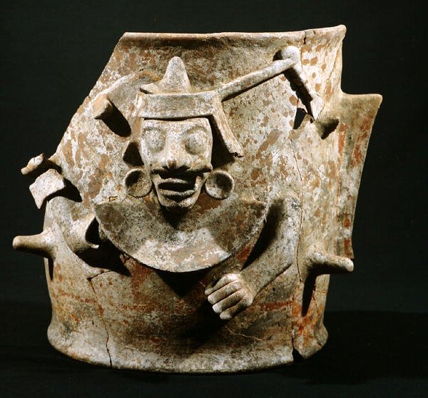 香炉 グアテマラ、イキシムチェ出土 後古典期（900～1521）（土器） 作： マヤマヤ