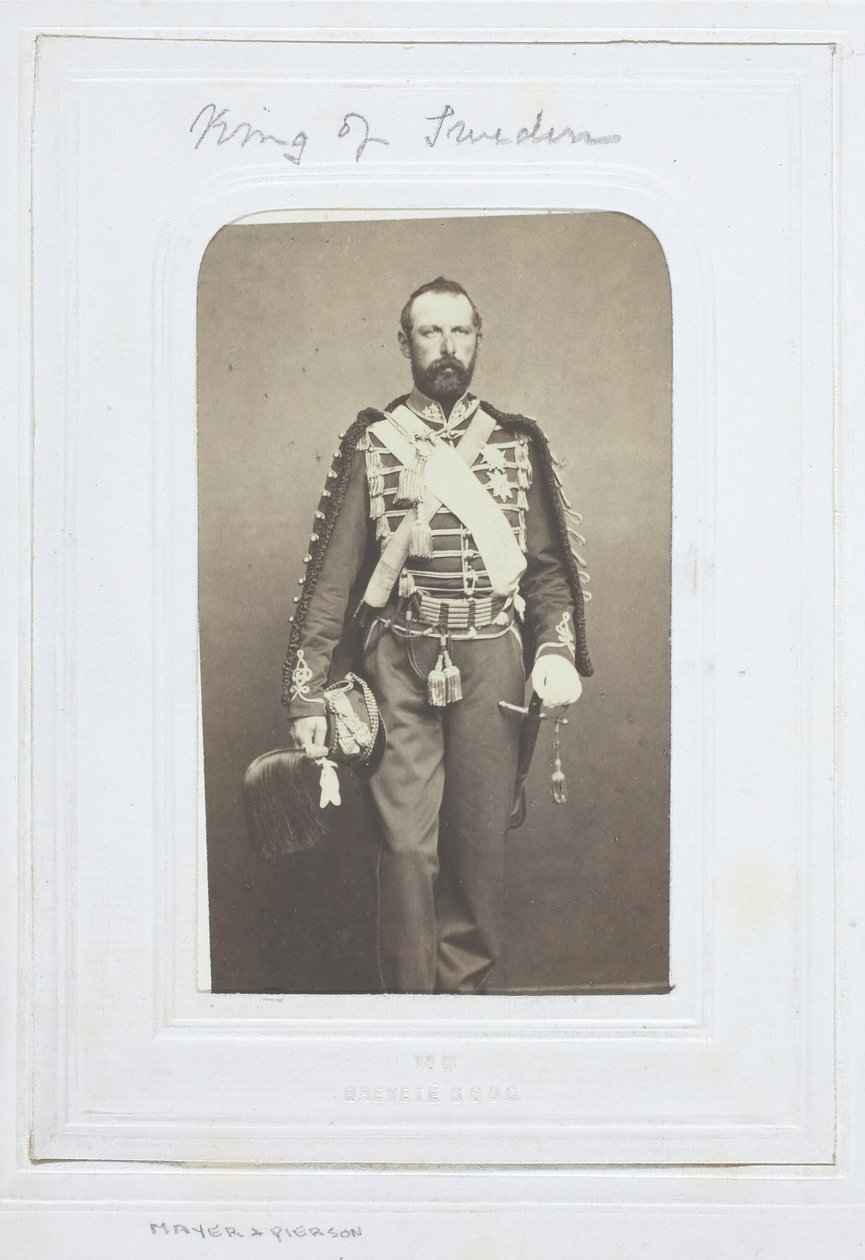 スウェーデン国王、1860～69年。 作： メイヤーとピアソン
