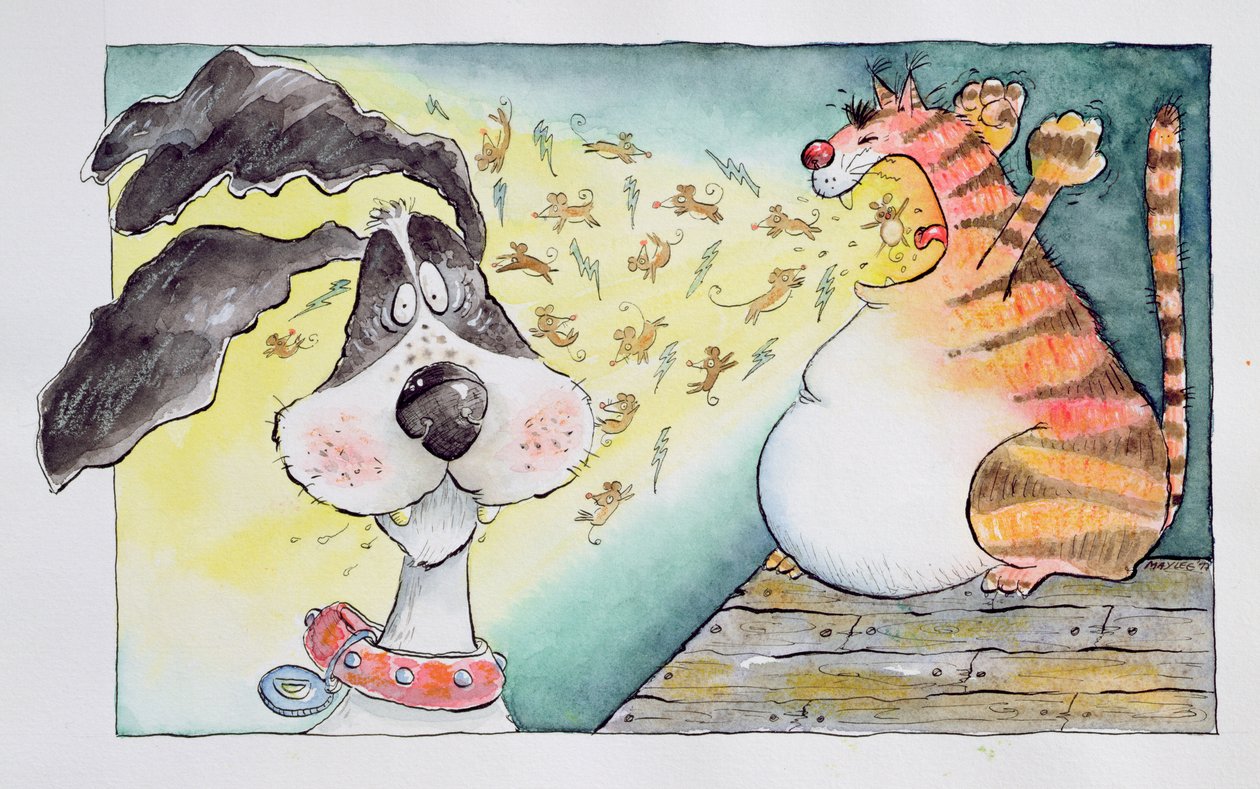 猫、犬、マウス、1998 作： メイリー・クリスティ