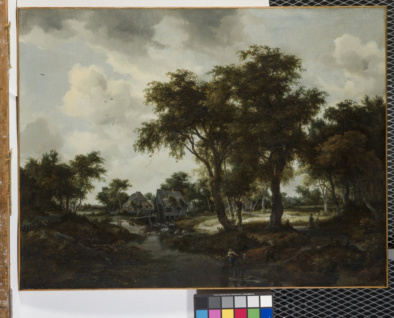 The Water Mill (The Trevor Landscape) (óleo sobre tela) 作： メインデルトホッベマ