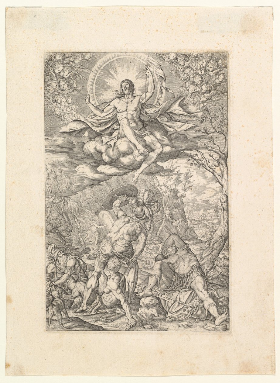 1577年の「The Resurrection」。 作： メルヒオールマイヤー