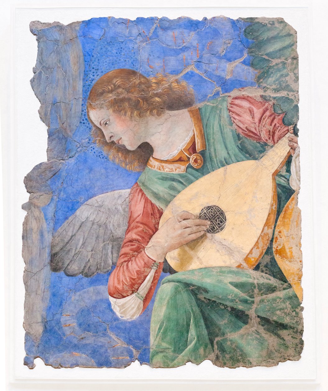 音楽を作る天使、1480年頃（フレスコ画） 作： メロッソ・ダ・フォルリ