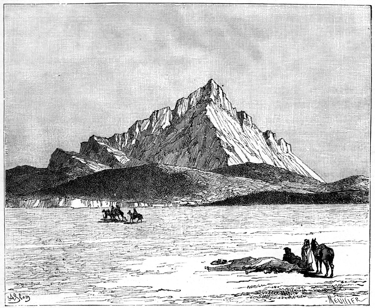 Jebel Zaghwan、c1890 作： ムニエ