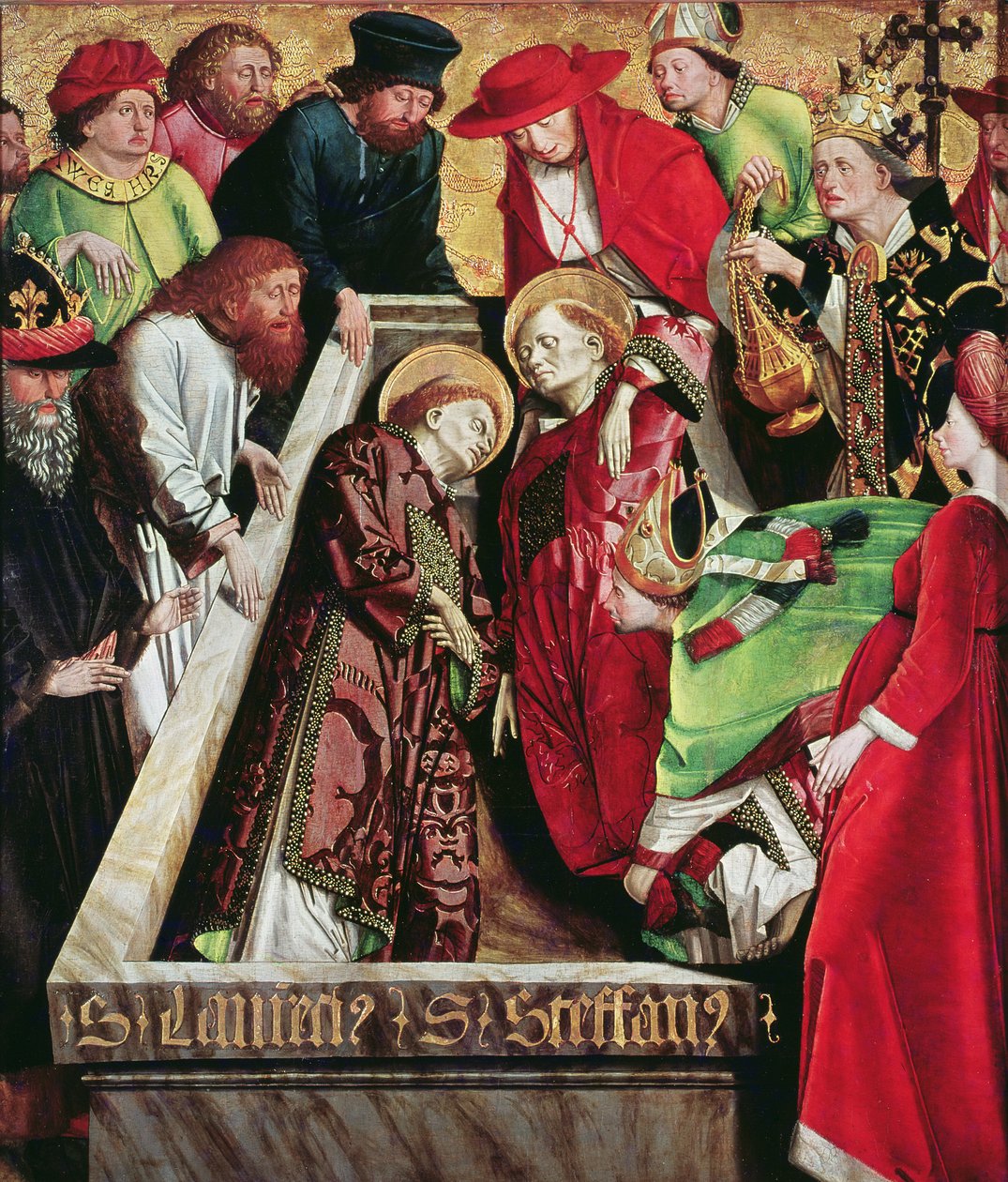 ローマの聖ステファンと聖ローレンスの墓、聖ステファンの祭壇画、1470年頃 作： マイケル・パッチャー