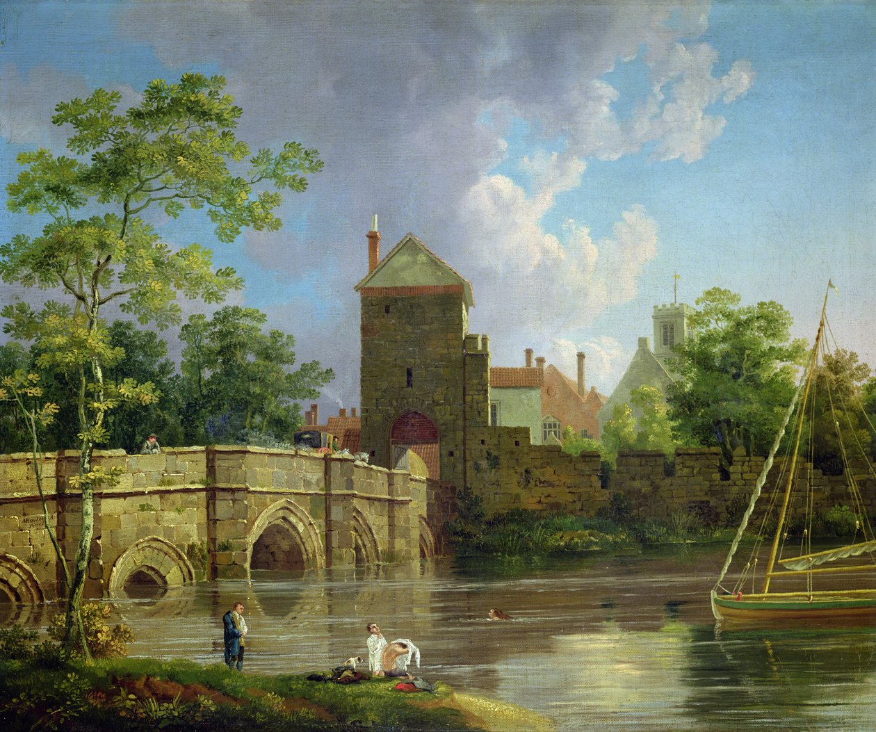 レイヤーソープ・ポスターン、ヨーク、1769年頃（油彩・カンヴァス） 作： マイケル（1743-1801）ルーカー