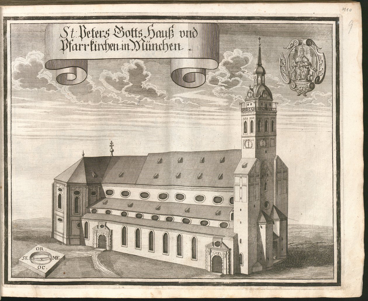 ドイツ語：St Peters Gotts Haußとミュンヘンの小教区教会 作： マイケル・ウェニング