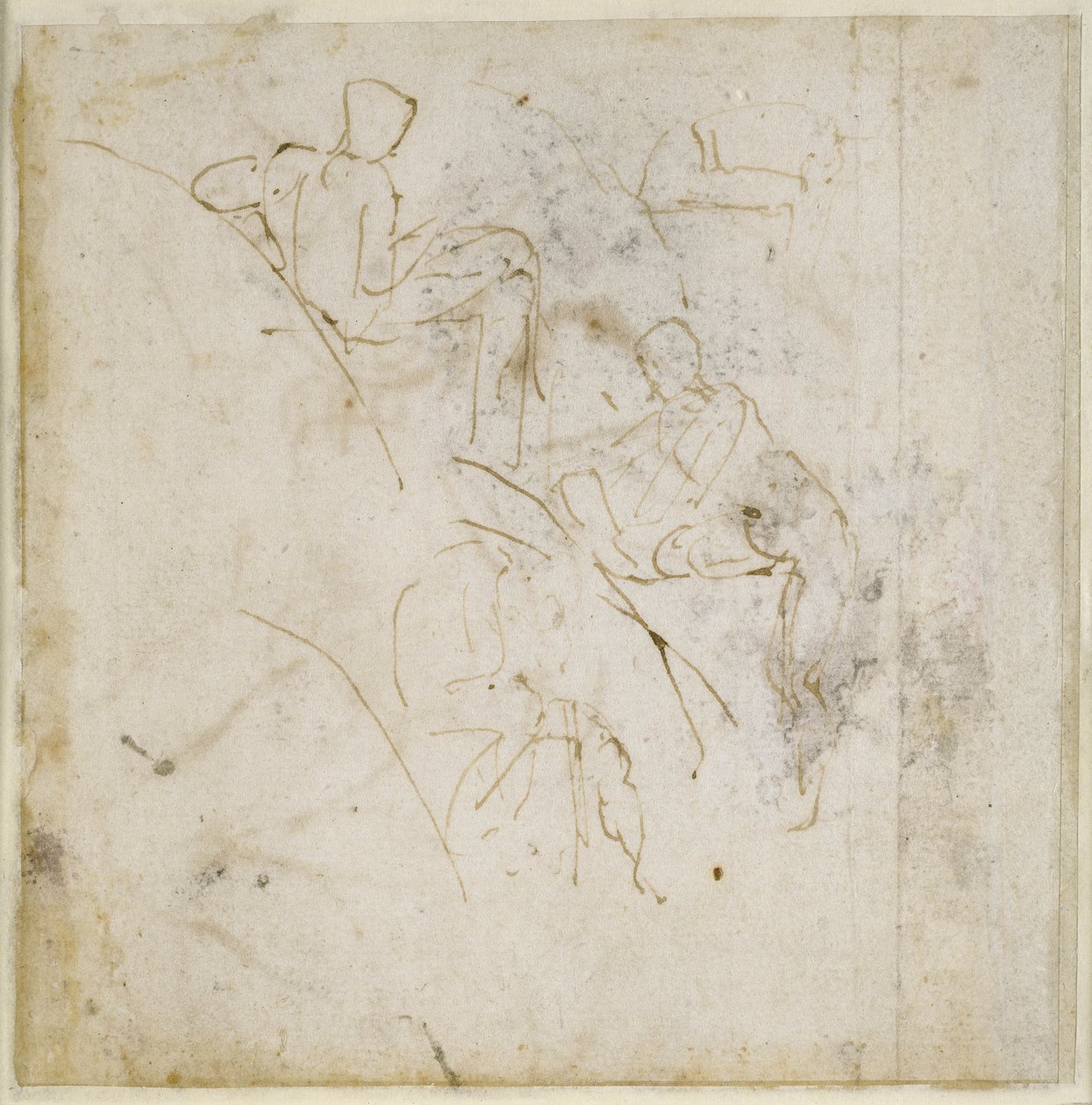 図研究、c.1511 作： ミケランジェロ・ブオナローティ