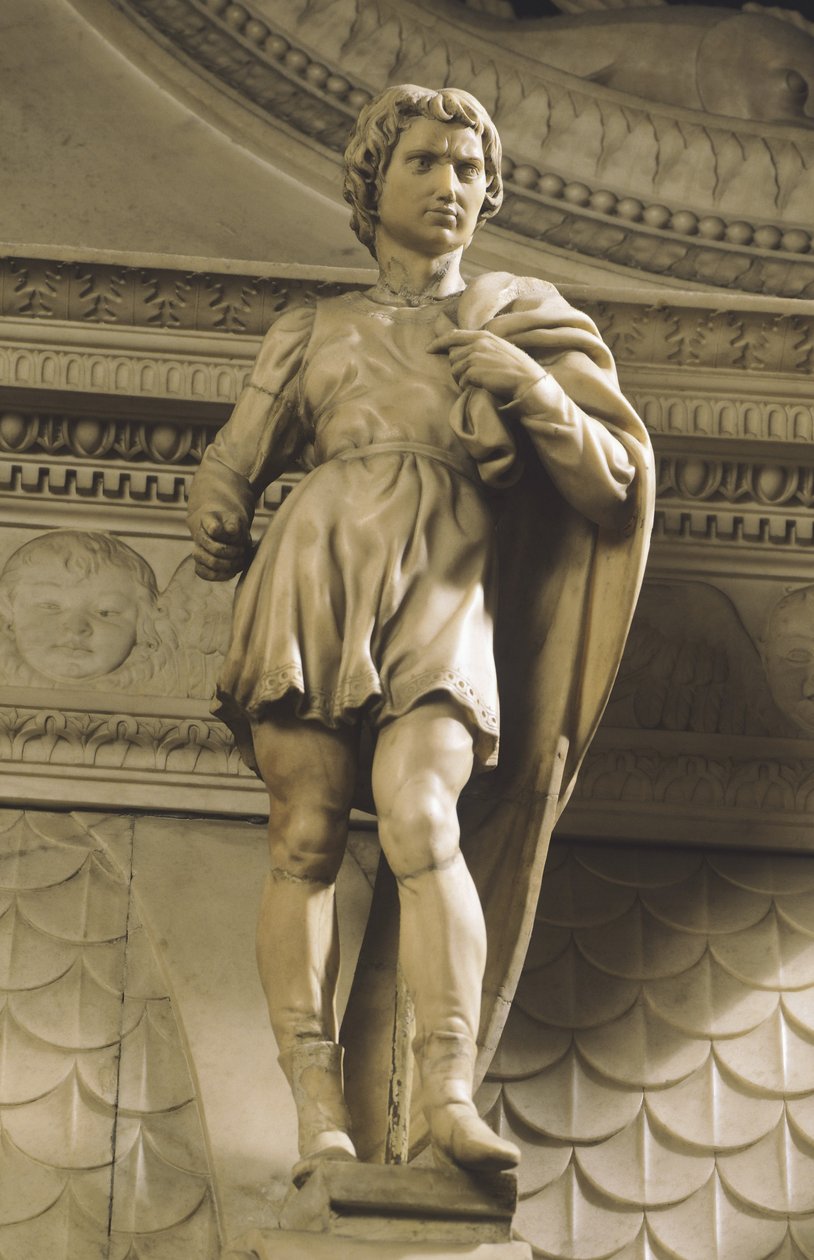 聖プロクルス、ミケランジェロ（1475-1564）作、ボローニャのサン