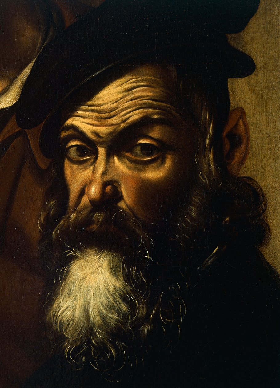 ピラト、『Ecce Homo』の細部、1605年頃（油彩・キャンバス 作： ミケランジェロメリシダカラヴァッジョ