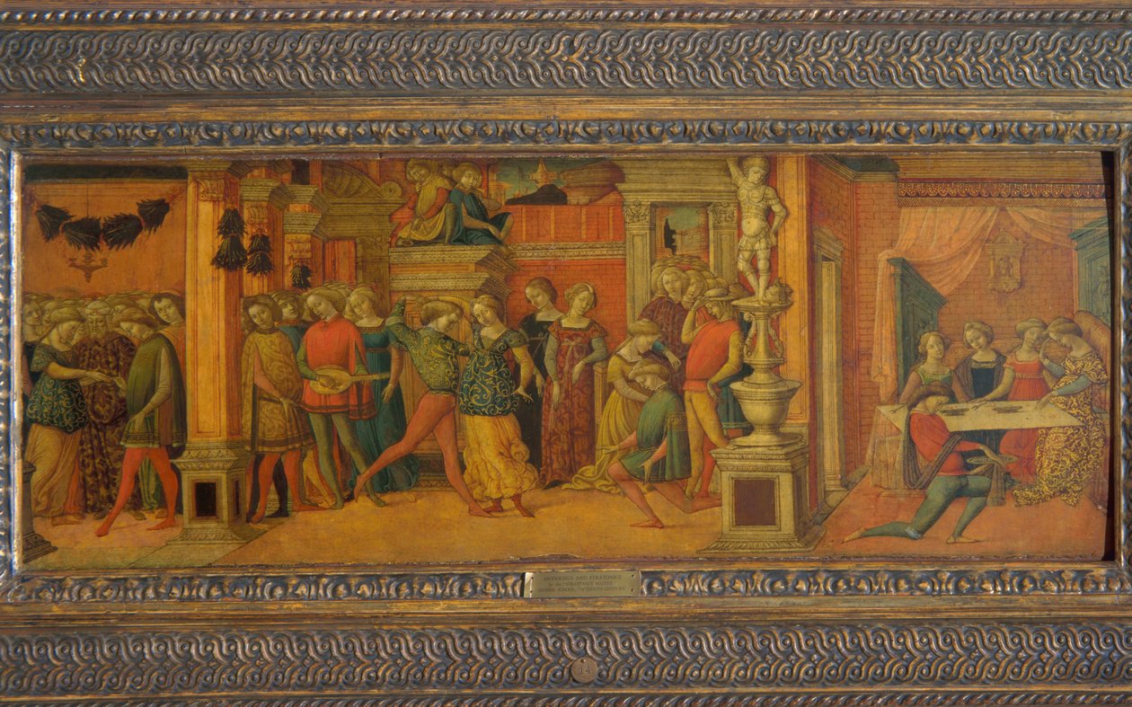 Antiochus and Stratonice、c.1470（tempera on panel） 作： ミケーレ・チャンパンティ