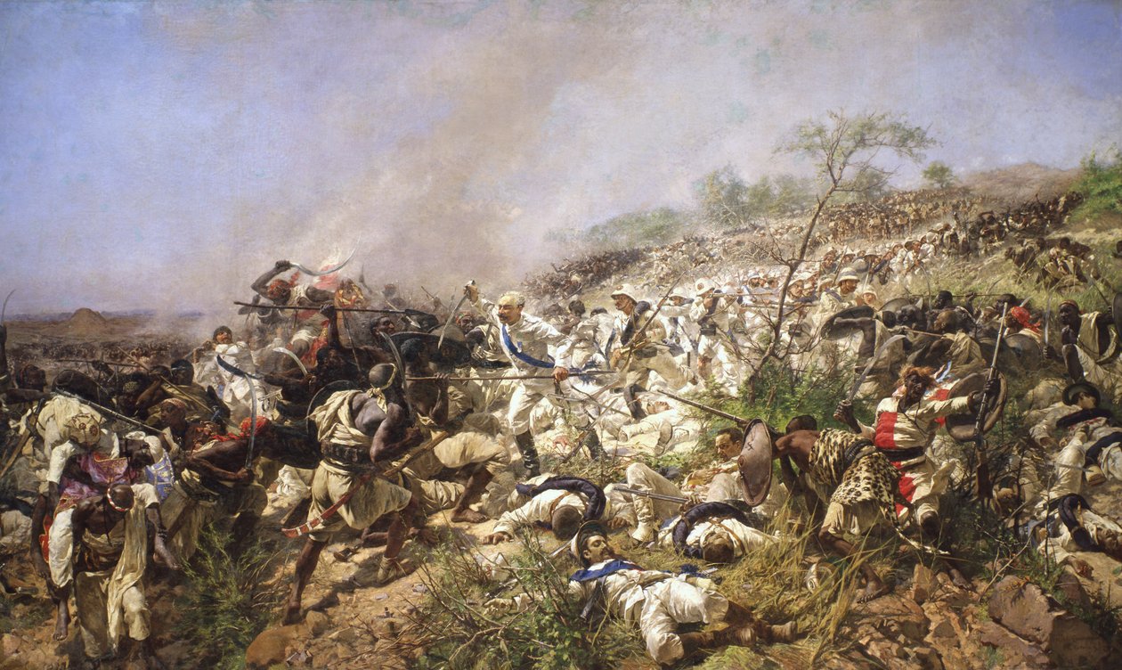 ドガリの戦い、1896年 作： ミケーレ・カンマラノ