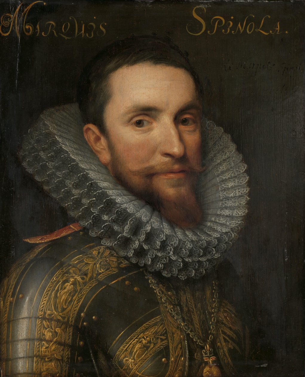 アンブロジオ・スピノーラの肖像 作： Michiel Jansz van Mierevelt（のワークショップ）
