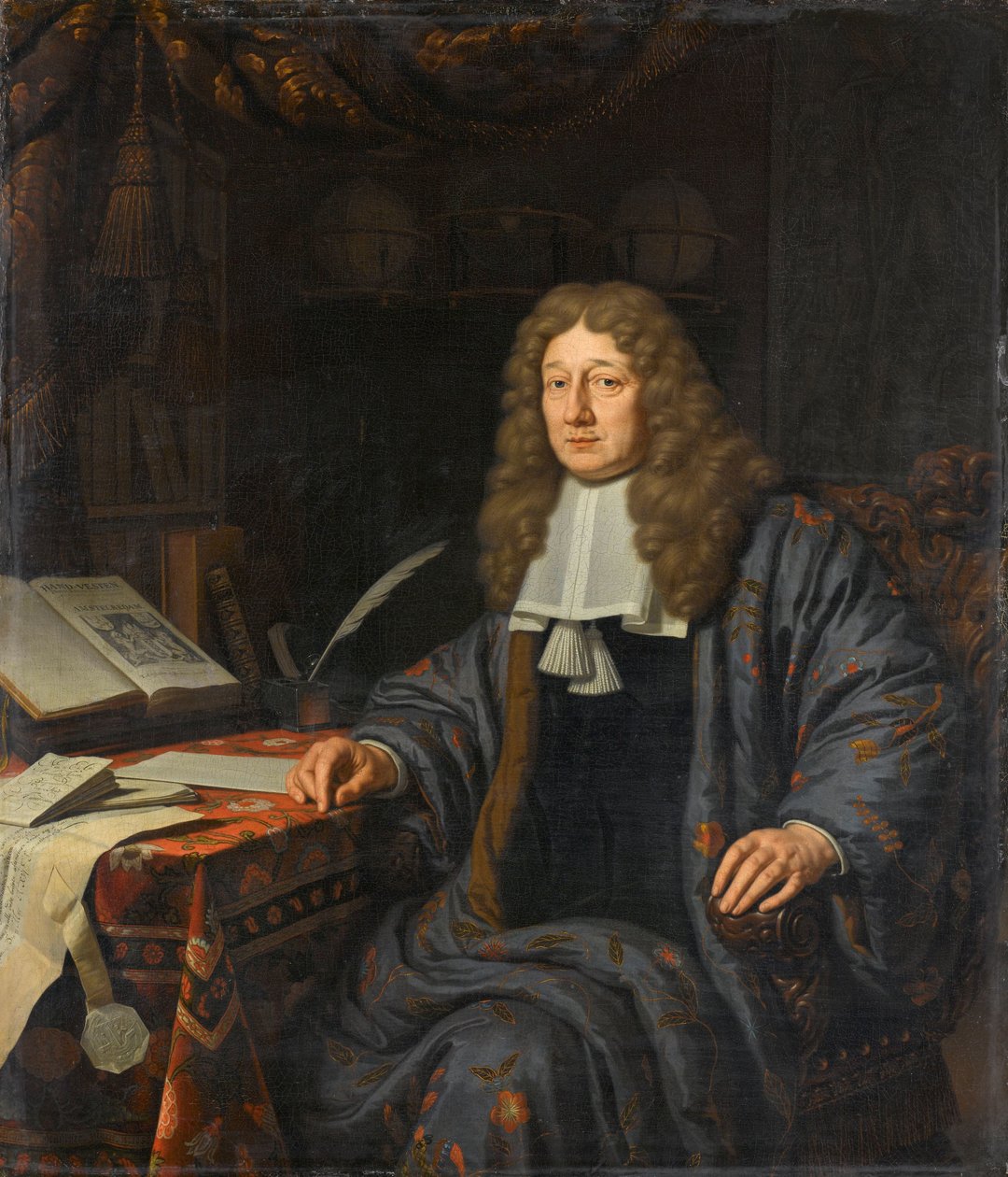 アムステルダム市長、ジョン・ハッディ (1628-1704) の肖像 作： ミシエル・ファン・マッシャー
