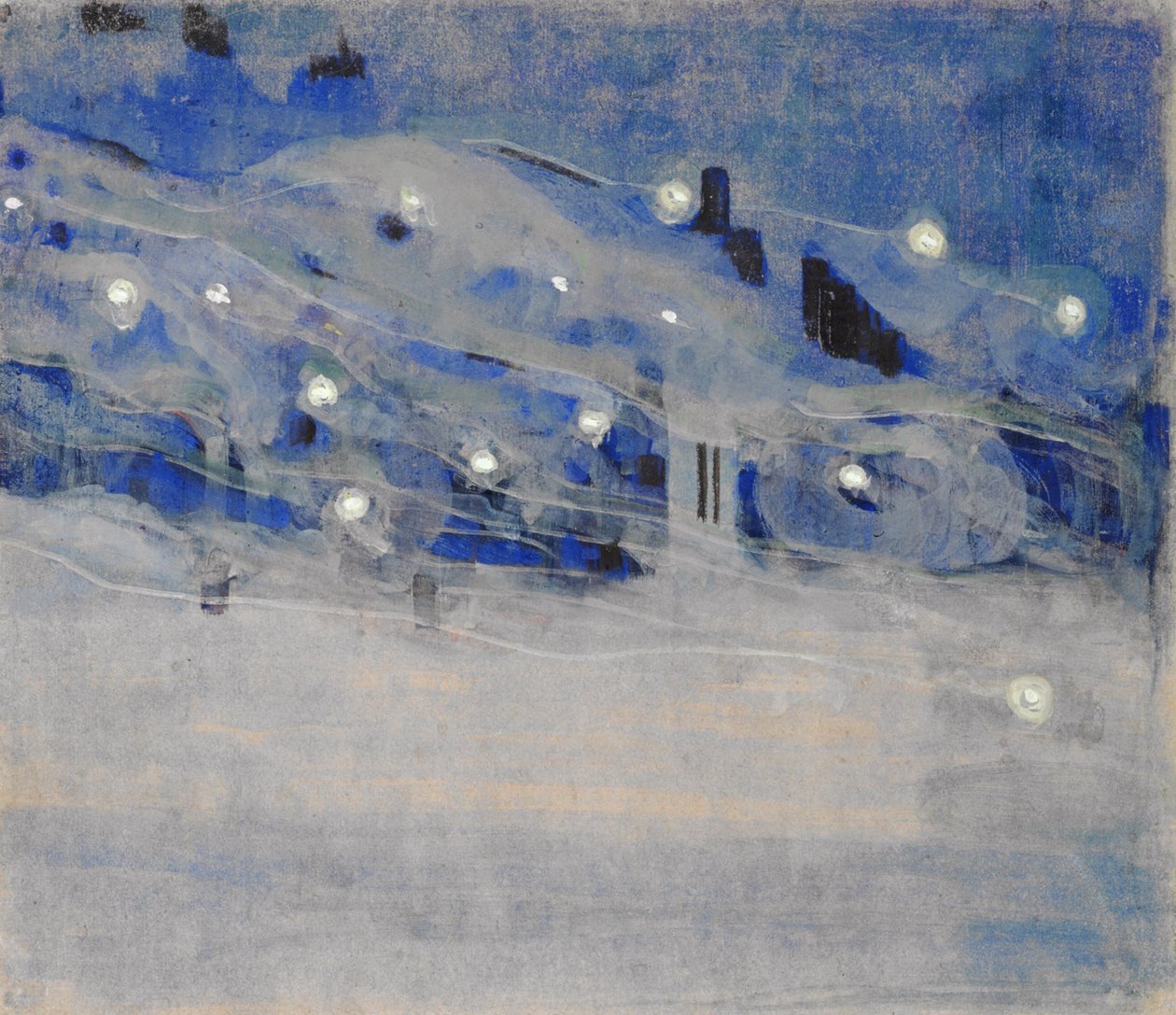 スパークス III、1906 年。 作： MikalojusKonstantinasČiurlionis
