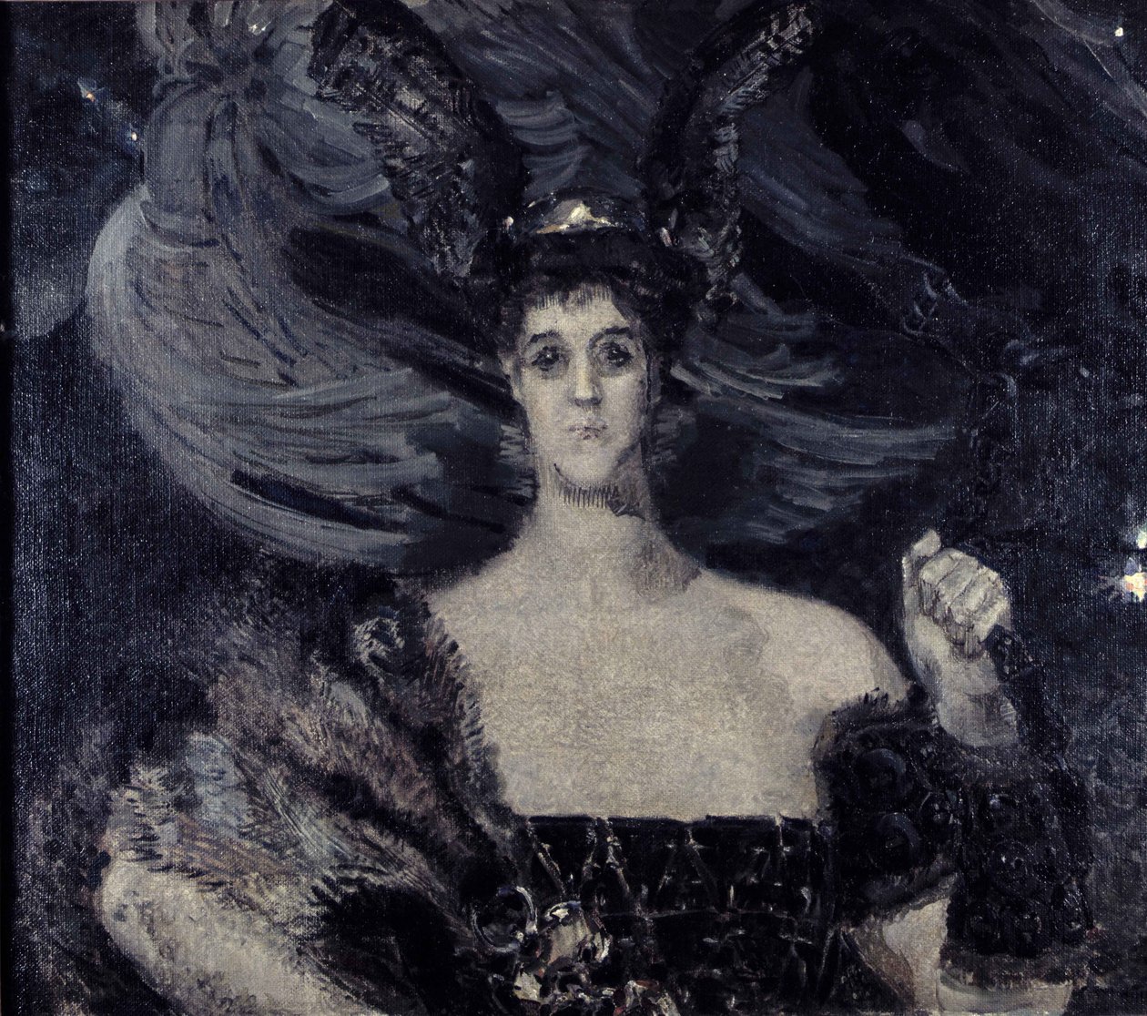 ヴァルキリー、1899 作： ミハイル・アレクサンドロヴィチ・ヴルーベリ