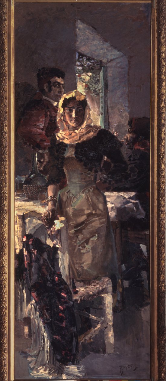 スペイン (スペイン) - Mikhail Alexandrovich Vrubel (Vrubel) (1856-1910) による絵画、キャンバスに油彩 作： ミハイル・アレクサンドロヴィチ・ヴルーベリ
