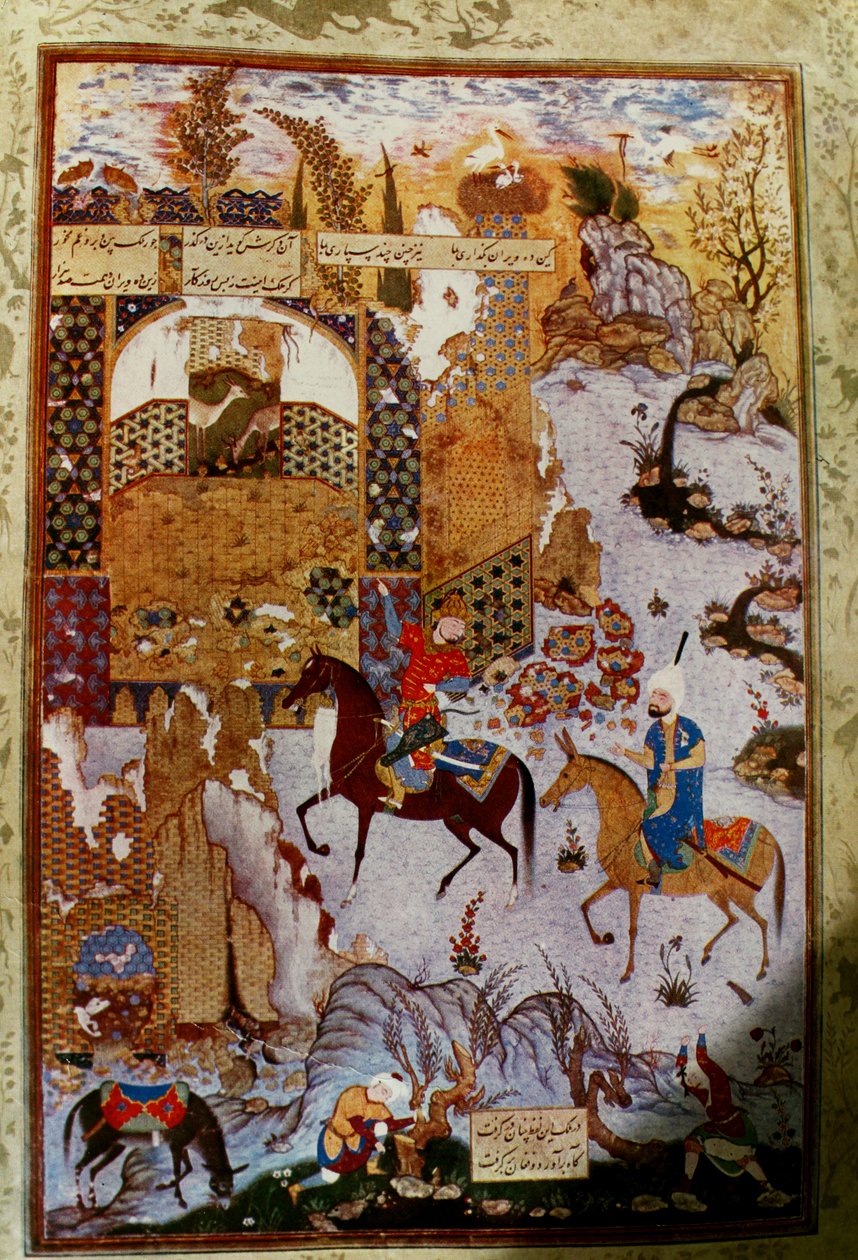 Mir Musavvir-Fair Nushiravan and vizier 作： 私ムサヴビル