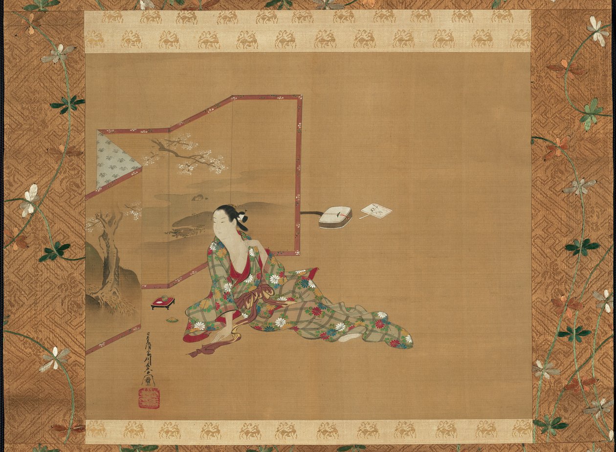画面の後ろの美しさ 作： 宮川長春