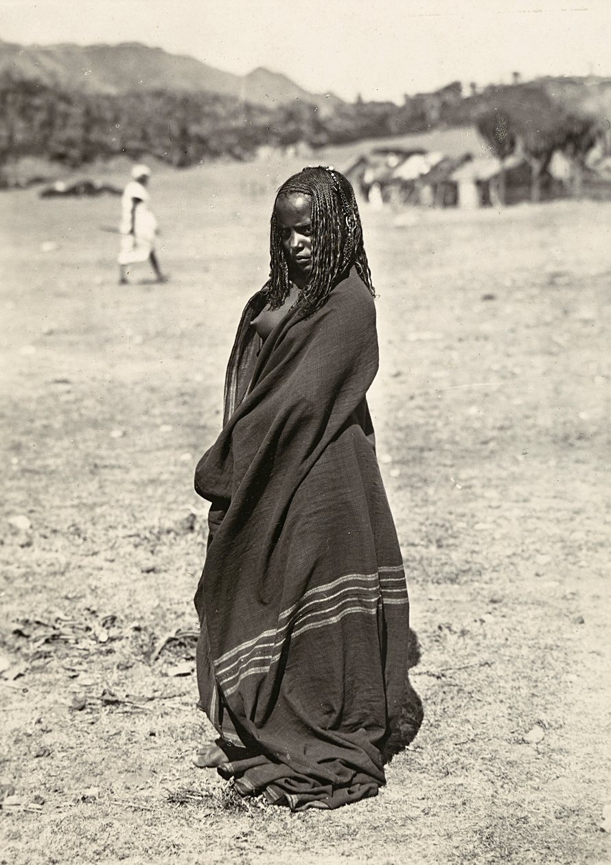 ファシズムの時代に帝国を築く：ハバブの女性 1936年09月05日（モノクロ写真 作： モデスティノ・バルディネッティ