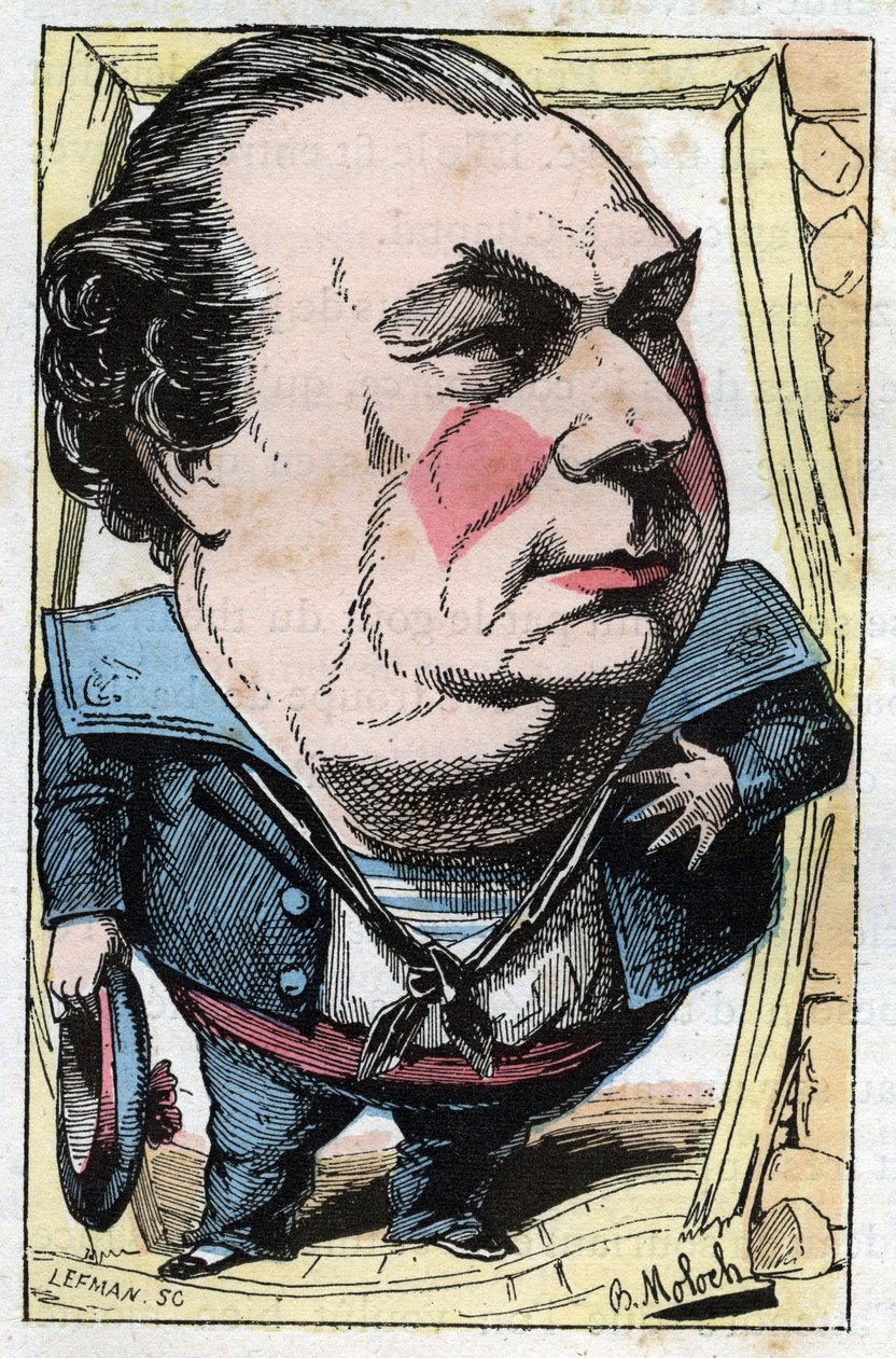 フランスのコメディアン、フランソワ・ドメーヌ（1831-1893）の肖像 作： ジャガーノート