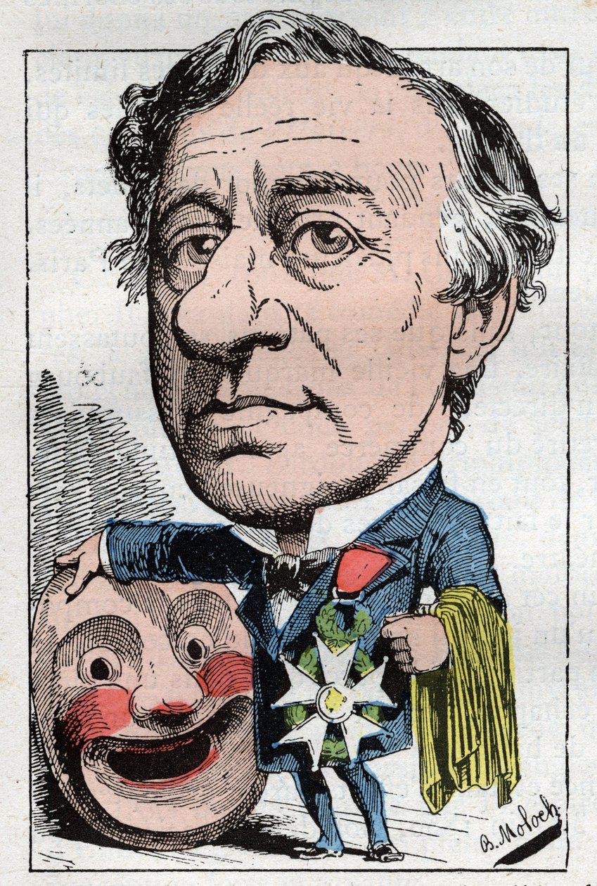 フランソワ・ジュール・エドモンド・ゴット（1822～1901）の肖像 フランスの俳優 作： ジャガーノート