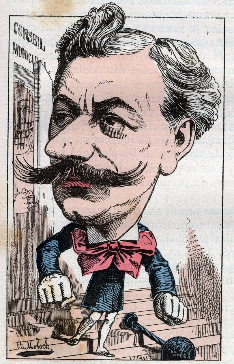 フランスの弁護士・政治家 ルイ・アンドリュー（1840-1931）の肖像 作： ジャガーノート