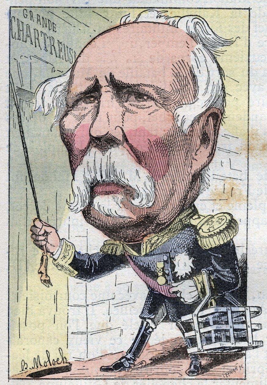 1859年にフランスのマレシャル、マゼンタ公（1808-1893）、1873年から1879年まで共和国大統領を務めたパトリス・ド・マック・マホンのポートレート 作： ジャガーノート