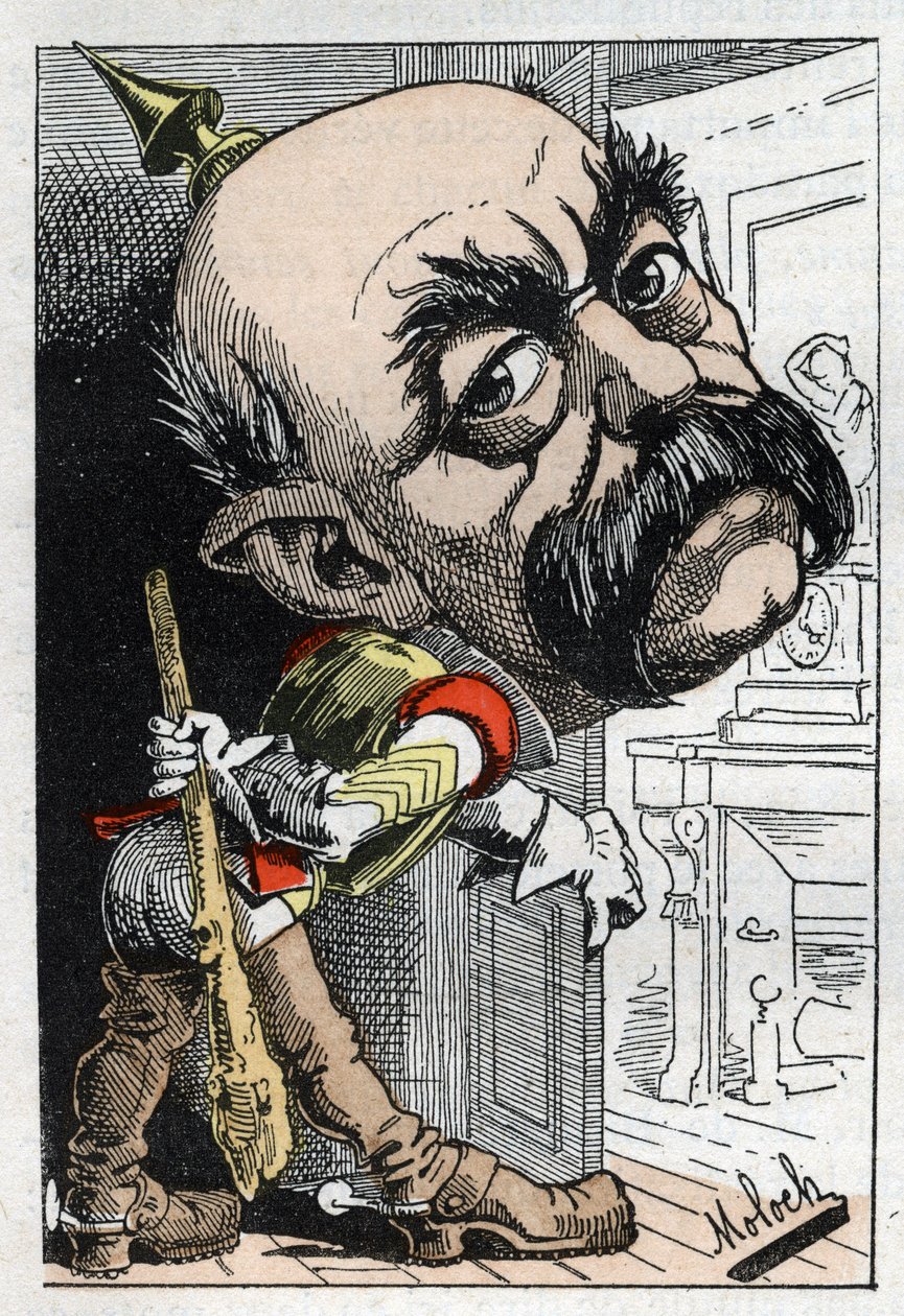 オットー・フォン・ビスマルク（1815-1898）の肖像 プロイセン首相
