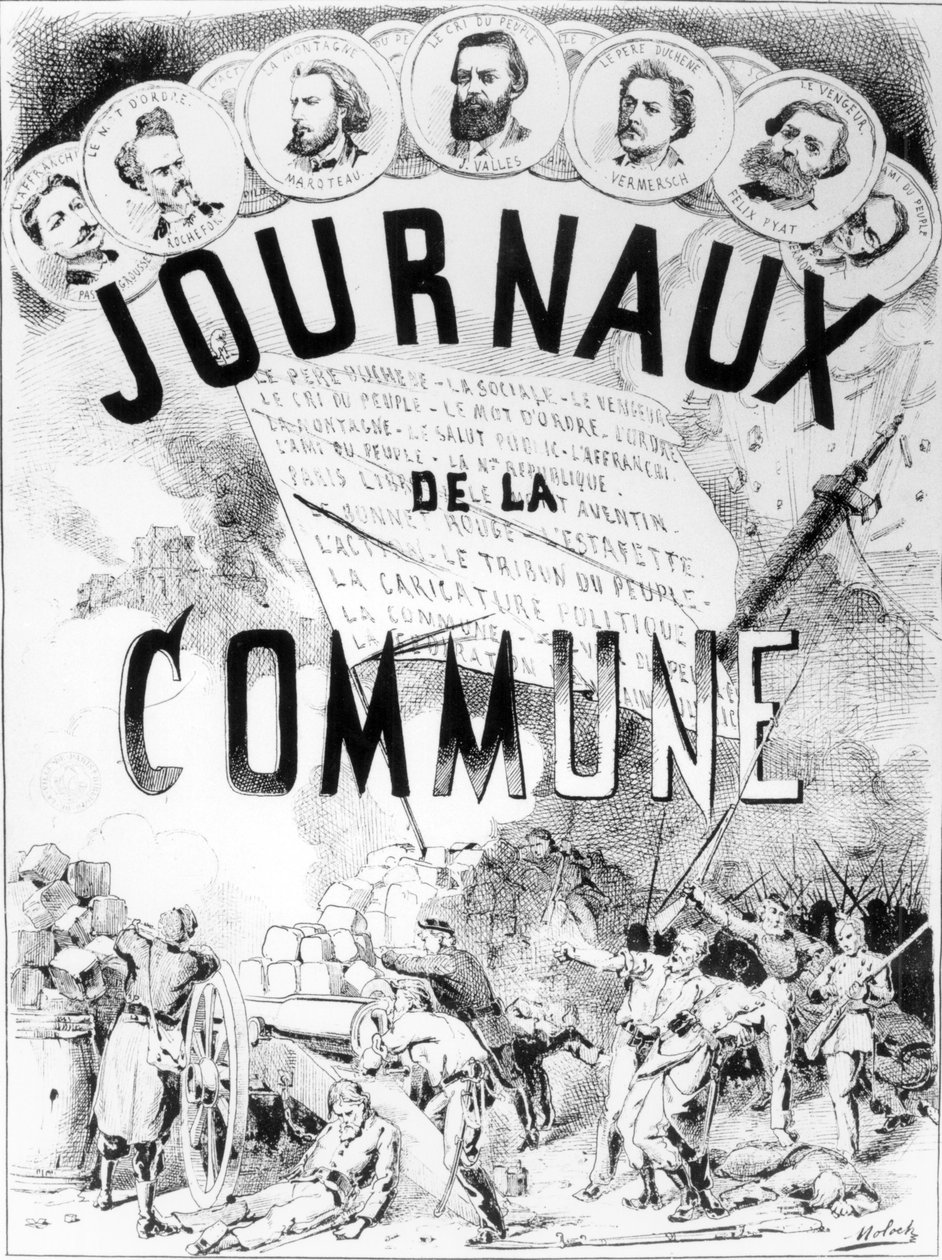1870-71年のパリのコミューンの新聞 作： ジャガーノート