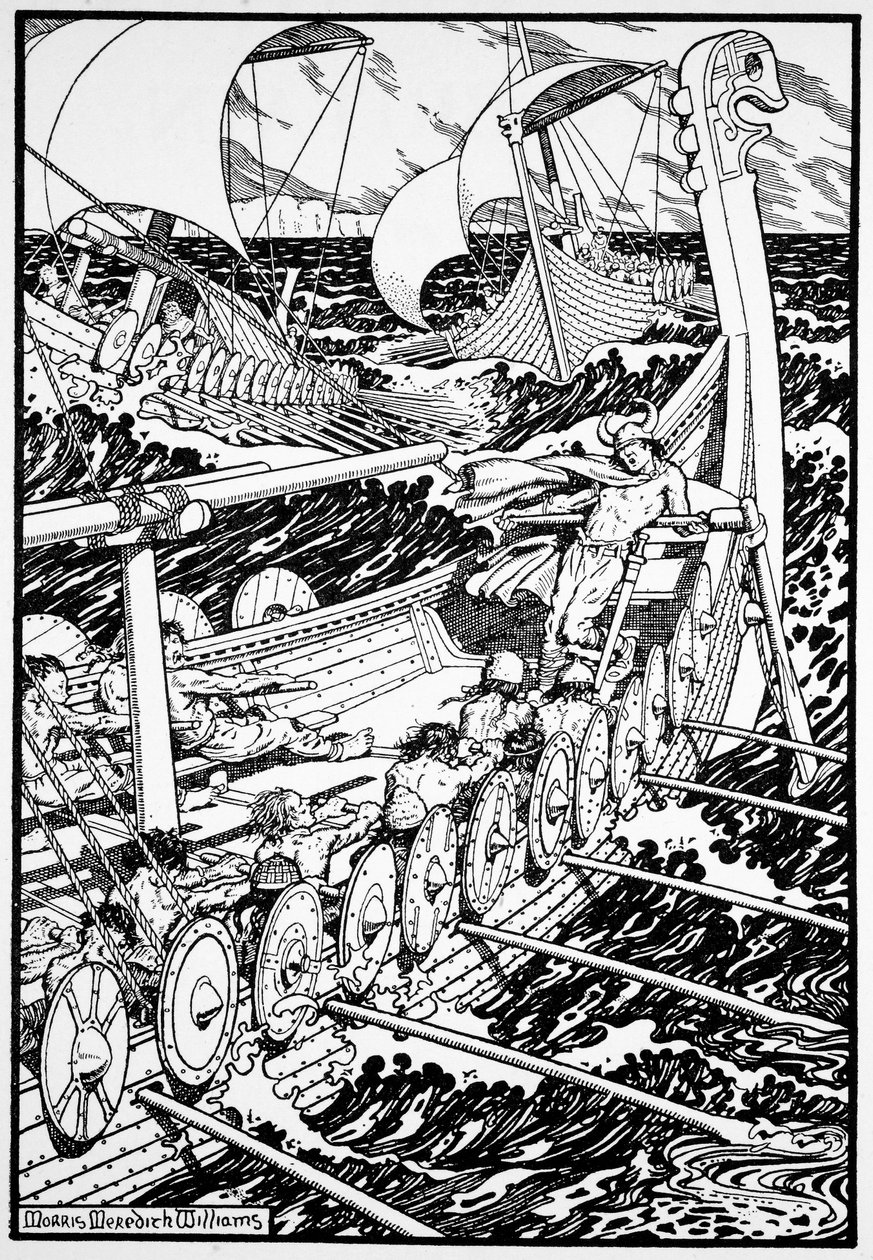 「北方の到来」、1913 年。 作： モリスメレディスウィリアムズ