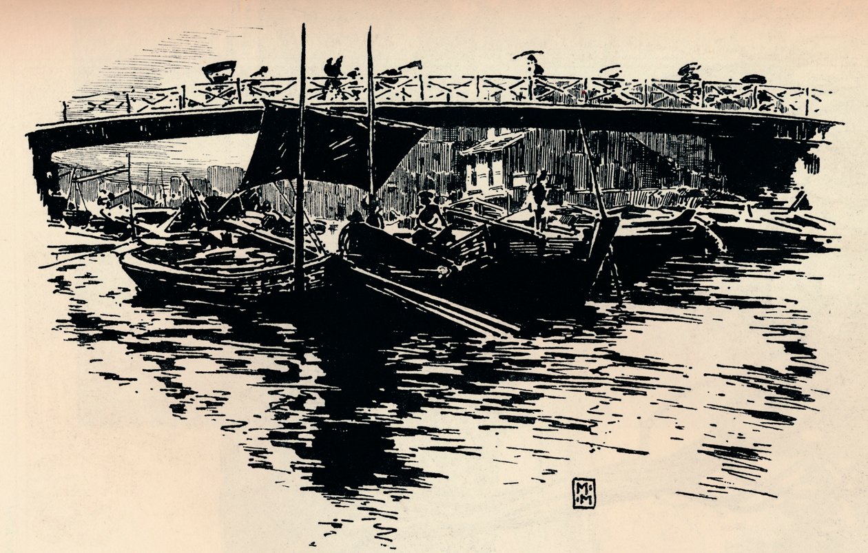 大阪、日本、c1900。 作： モーティマー・ラディントン・メンペス