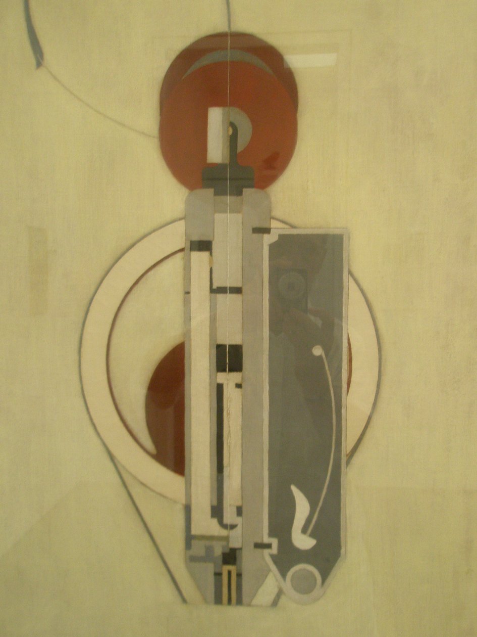 絵画VIII（機械的抽象化） 作： モートンリビングストンシャンバーグ