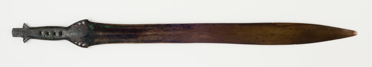 剣、西暦前1200年頃（ブロンズ） 作： ミケーネ人