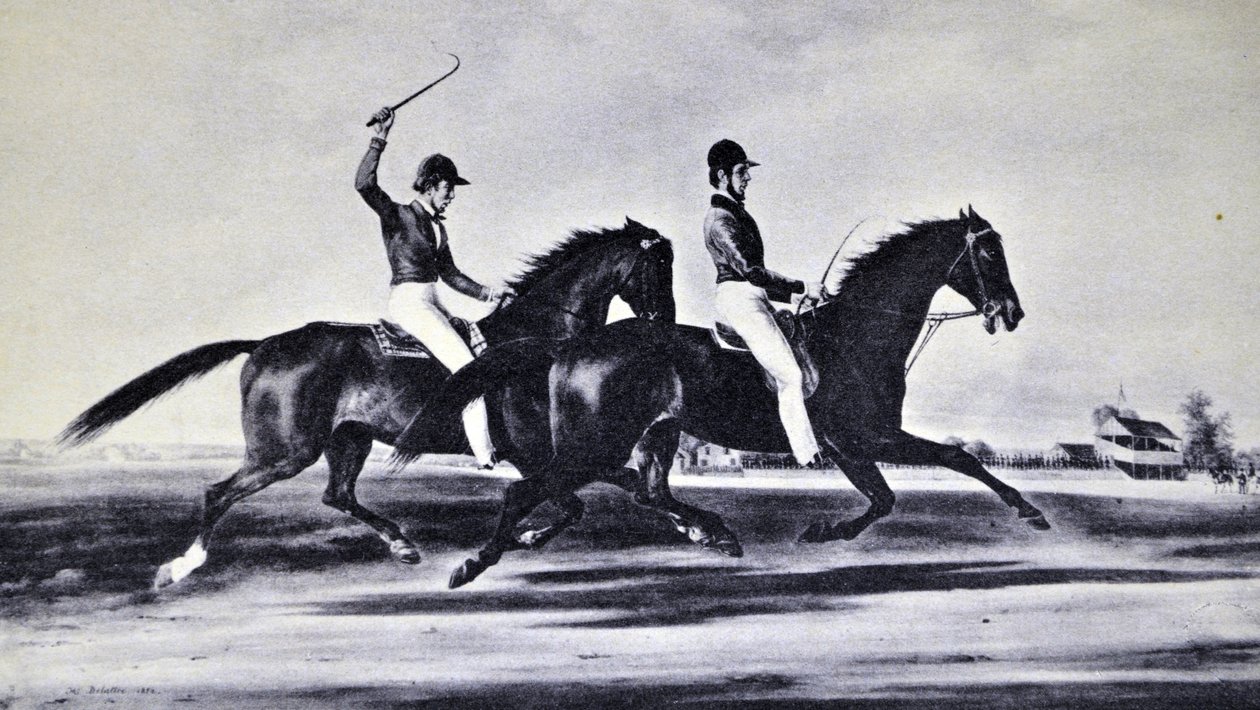 Currier＆Ivesイラスト19世紀。 Mac and Zachary Taylor（版画の作成元となったH. Delattreの油絵） 作： N. and Ives、JM Currier