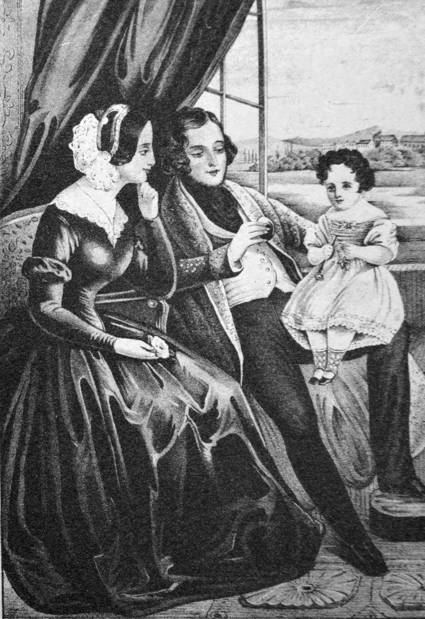 Currier＆Ivesイラスト19世紀。既婚 作： N. and Ives、JM Currier